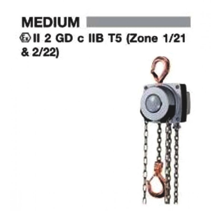 ATEX Yalelift 360 Chain Block ATEX Rated Hoists Lifting Gear Direct